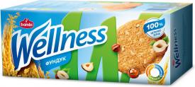 Печенье Wellness цельнозерновое с фундуком и витаминами 210 грамм