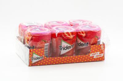 Жевательная резинка Trident без сахара со вкусом клубники 82,6 гр