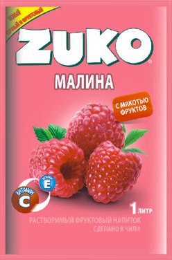 Растворимый напиток ZUKO Малина 20 гр