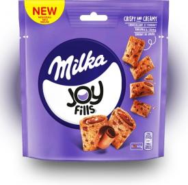 Подушечки Милка Джой с шоколадной начинкой 90г Milka Joy Fills Cookies