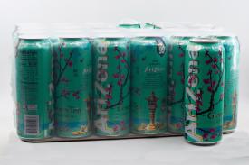 Холодный чай Arizona Green Tea Ginseng and Honey (Аризона Зеленый Чай Женьшень и Мед) 650мл