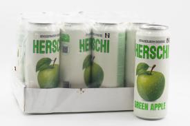 Напиток безалкогольный газированный HERSCHI Green Apple со вкусом Яблока 450мл ж/б