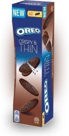 Печенье с шоколадным кремом Oreo Crispy&Thin Chocolate Сookies 96 грамм